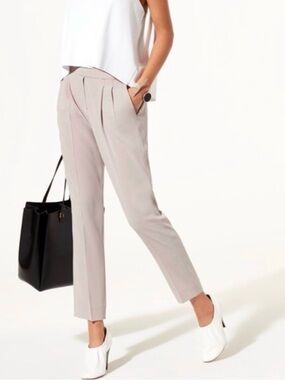 Aritzia Babaton Light High-Waist Ankle Trousers